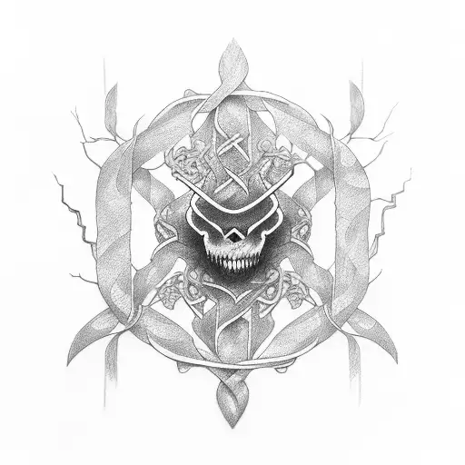 Vines Wrapped Around Katana