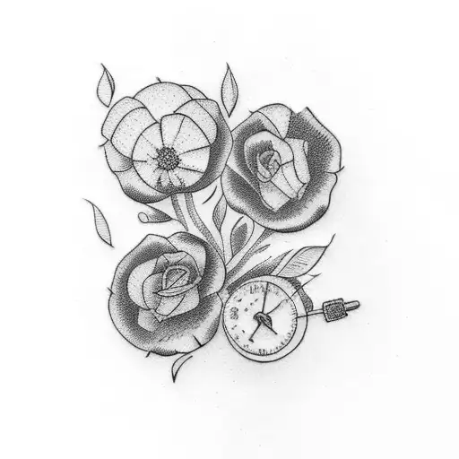 Dainty Couple Tattoos For Names That Start With A