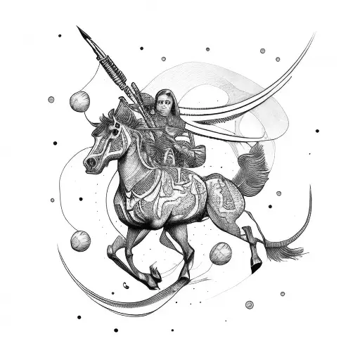 Brother And Sister With Sagittarius