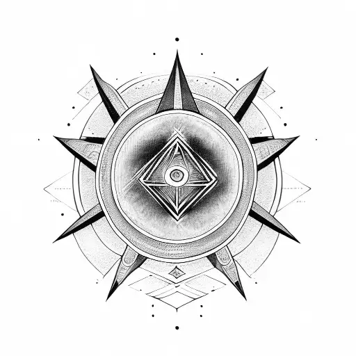 Magic Circle With Runes