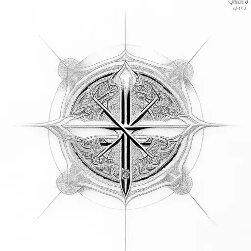 Christian Cross With Name Qazo