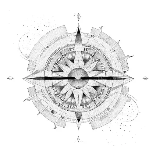 In A Sun Circle The Sea Of Brittany Quiberon