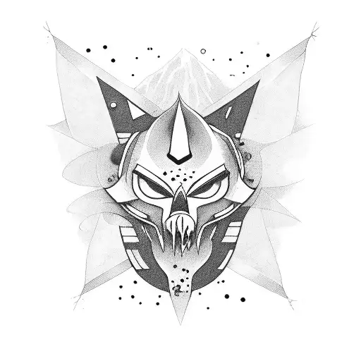 Old Cartoon With Ghost