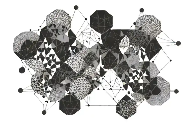 An Abstract Geometric Pattern Inspired By Energy Engineering Principles
