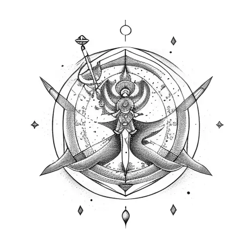 Aquarius Sagittarius Symbols With April Baby