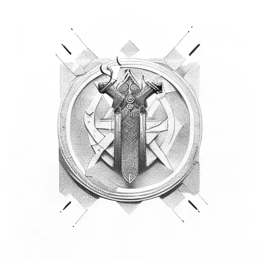 Greek Symbol Strength Courage Masculinity Kindness