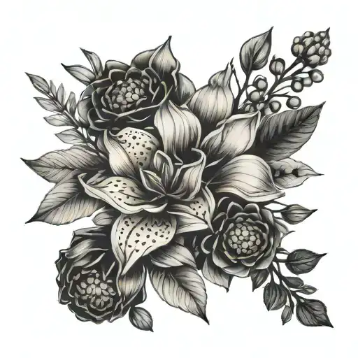 Birth Flower Bouquet