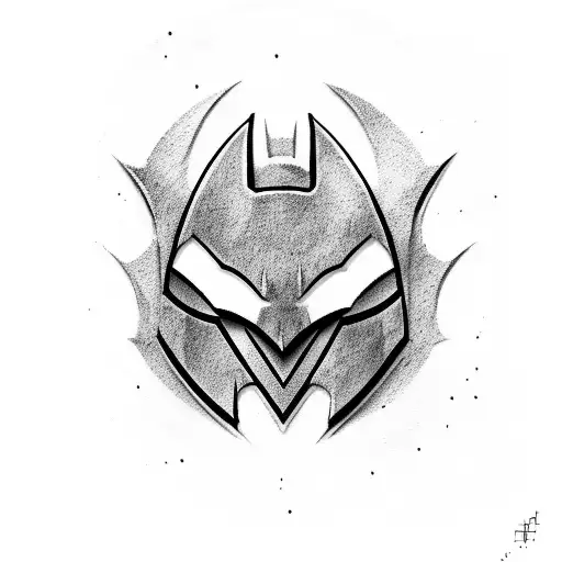 Batman Symbol With Little Bats