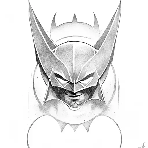 Batman Symbol With Little Bats
