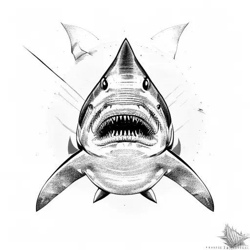 Shark With Motorcycle