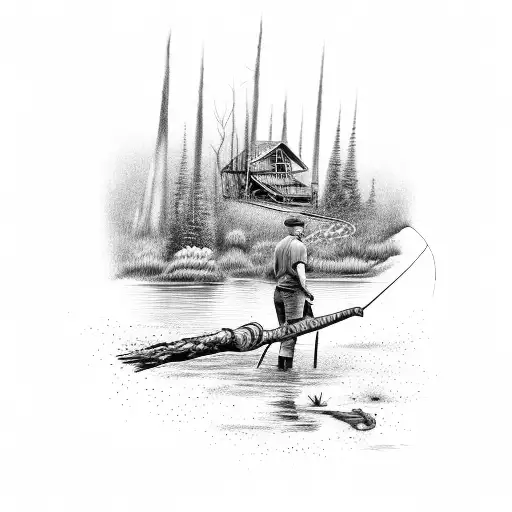 Country Nature Fishing Truck South Carolina Low Key