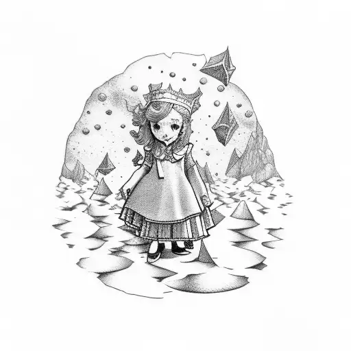 Little Prince And Alice In Wonderland