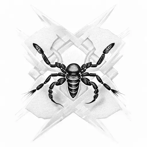 Scorpion Black Widow Feminine