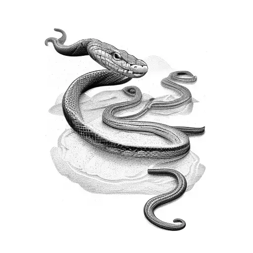 Snake Around An Arrow