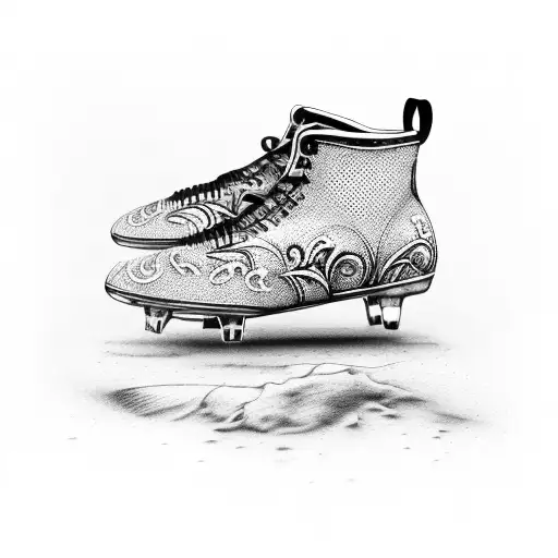 Old Football And Boots