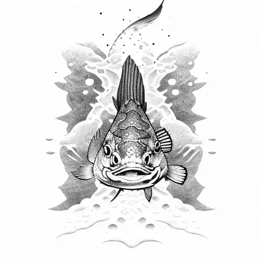 Katana And Fish Around