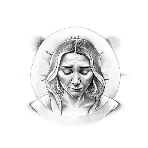 Mother Praying For Me