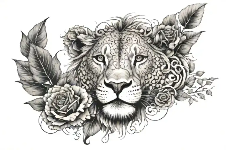 Lion Eucalyptus Rose Wrapped