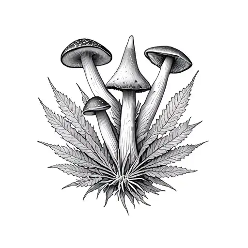 Colorado With Mushrooms And Cannabis