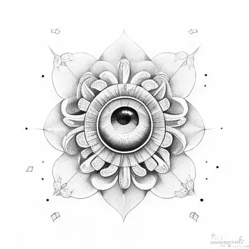 Floral Oeil Et Olivier