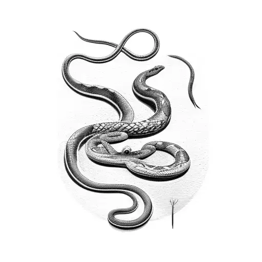 Snake Slithering Around Word Spelled 4320