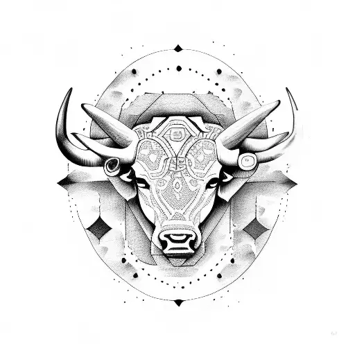 Bull Zodiac And Libra Zodiac On Arm