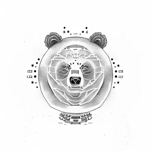 Meditation Bear Space Clockwork Paw