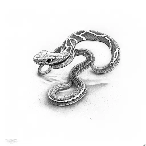 Snake Wraps Around The Heart