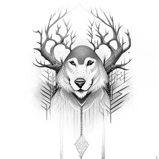 Forest And The Path With The Obsticles