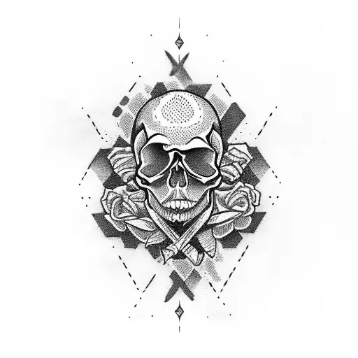 Skull Arm With Vigne