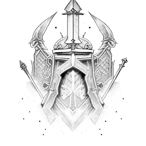 Big Broke Knight Sword