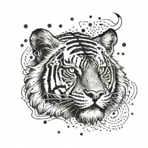 A Cosmic Tiger With Galaxy Wings