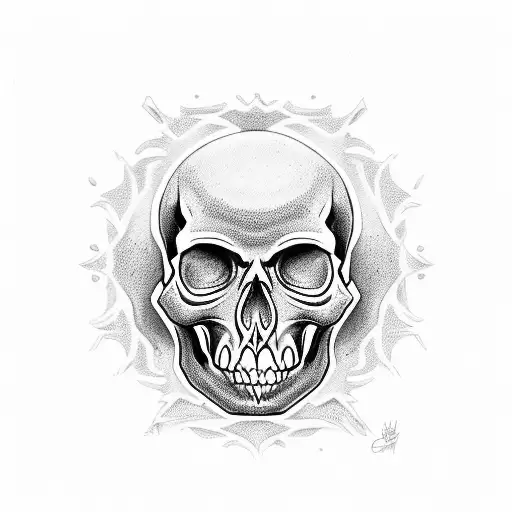 Chin Up Cupcake Skull