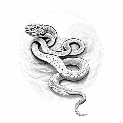 Snake Abstrate Hands