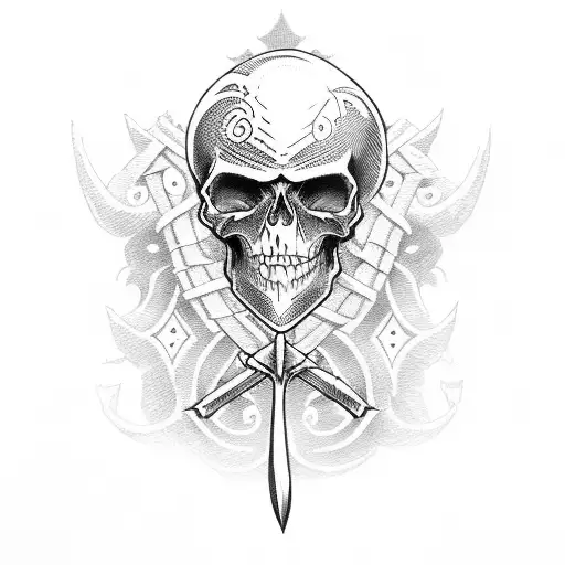 Pirate Swords And Skulls