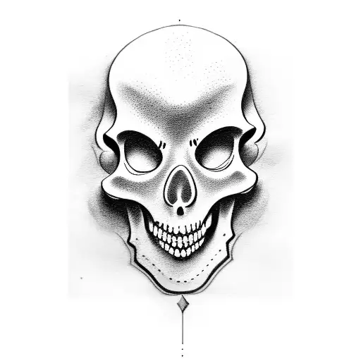 Theater Mask Music Note Skeleton