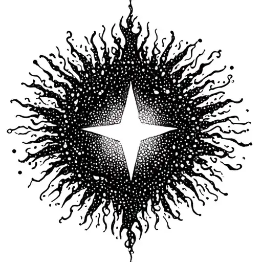 Star And Flame Like Aura