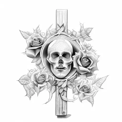 Rose Vine Crucifix