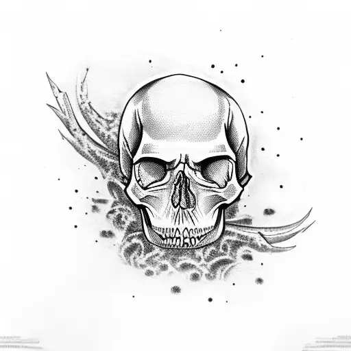 Skull With Russian Mafia