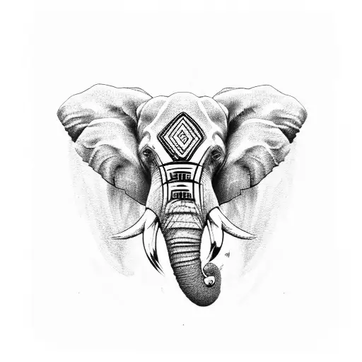 Elephant With Mandela