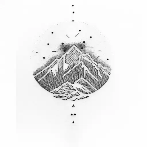 Tatoo Relates To Mountain On Hand Somehwere