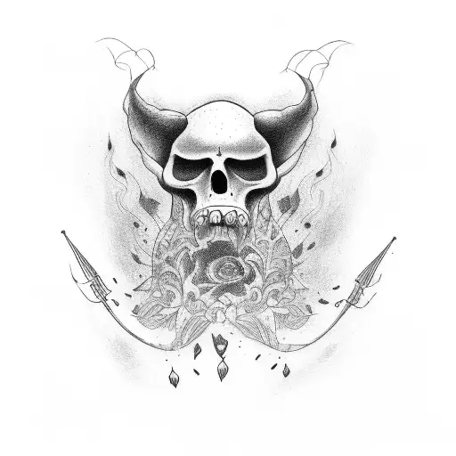 Courage Written With The Word Pain