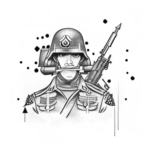 Soldier In A Card Ace