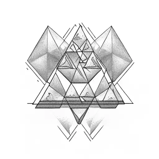 Triangles Indicating 2 Brothers Losibg Their Middle Brother