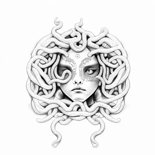 Medusa Cracking To Reveal A Child