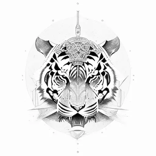 Saber-toothed Tiger An Vikings