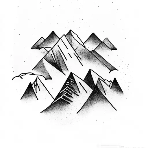 Mountain Snowboard Sky