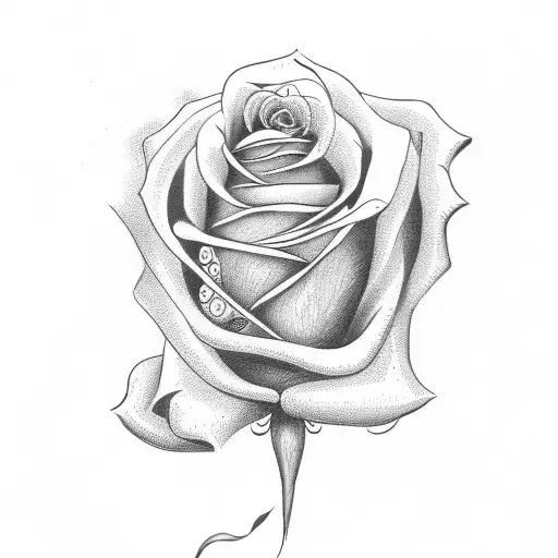 Rose Opening As A Heart