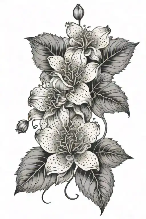 Birth Flower Intertwined