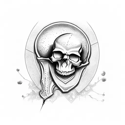 Skull And Name Written Dasindam